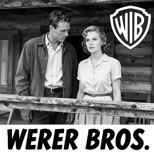 Rustic Black and White Movie Poster Design