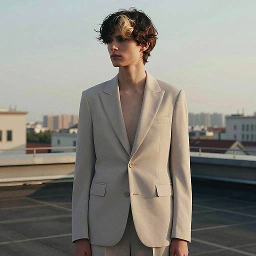 Two-Tone Hair Fashion Editorial