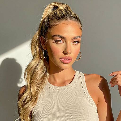 Radiant Portrait of a Young Woman