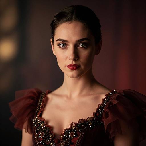 Epic Burlesque Portrait in 8K Detail