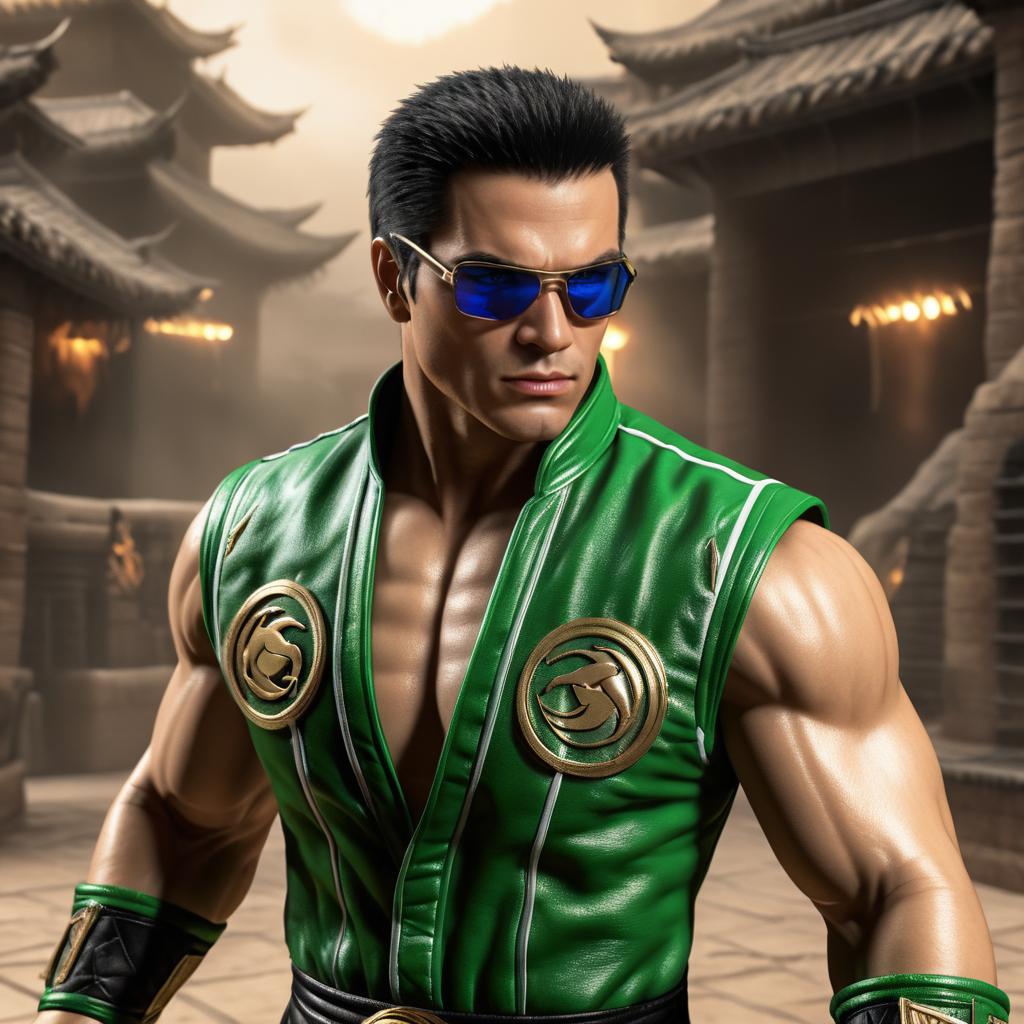 Photorealistic Johnny Cage on iPhone