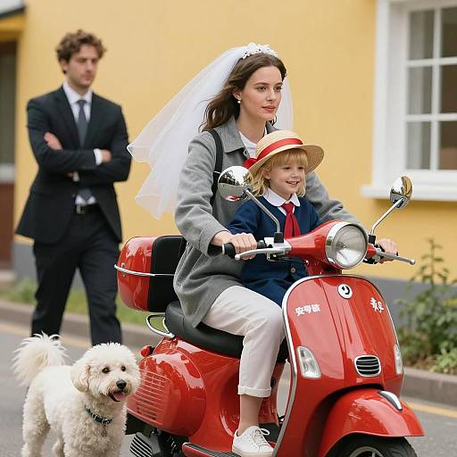 Vibrant Scene of Family Adventure