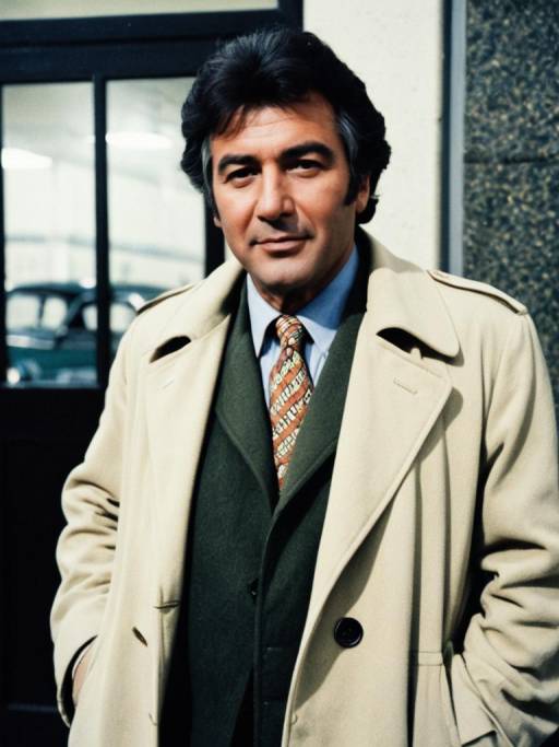 Man in Columbo Costume