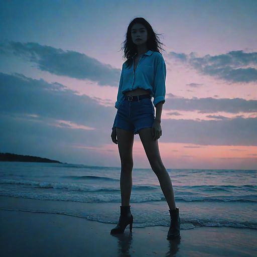 Cinematic Fashion Portrait by Twilight Ocean