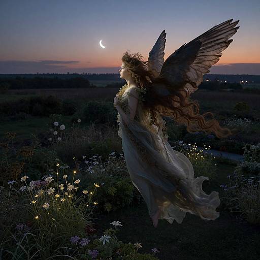 Ethereal Pre-Raphaelite Spectral Enchantress