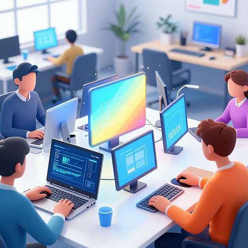 Dynamic Multitasking in Futuristic Office