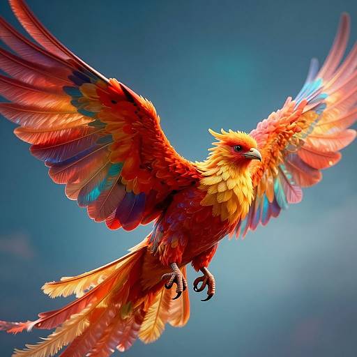 Majestic Surrealistic Bird Wings