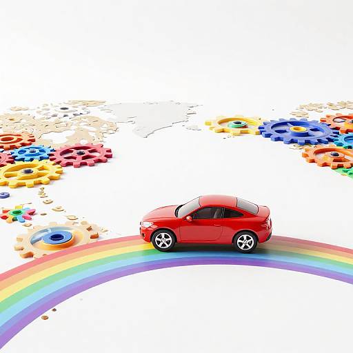 Endless Journey on Gears and Rainbows