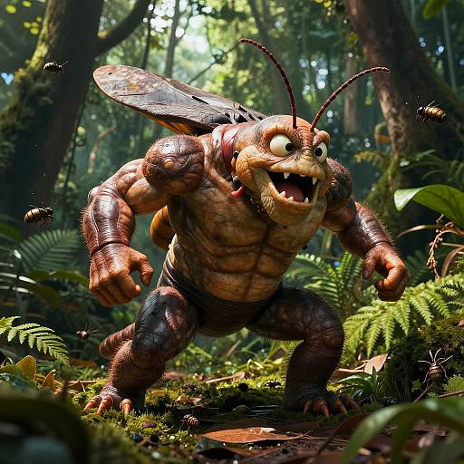 Earthworm Jim Jungle Insect Battle