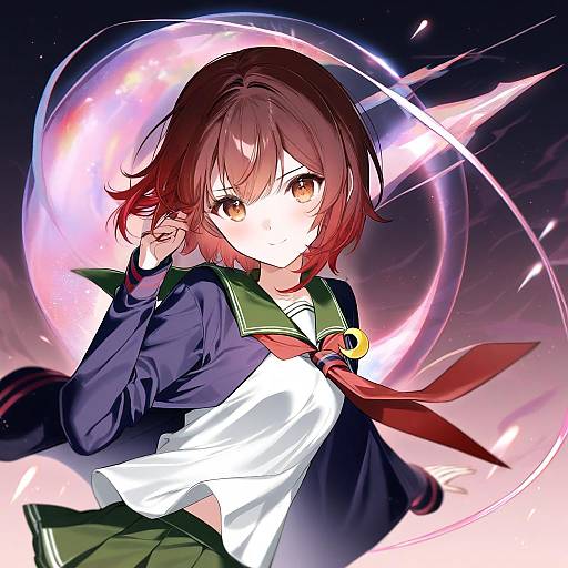 Illustration of Mutsuki kai ni (kancolle), kantai collection in the style of Kkopoli