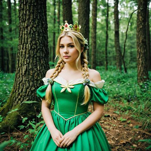 Enchanting Princess Frog Cosplay in Nature