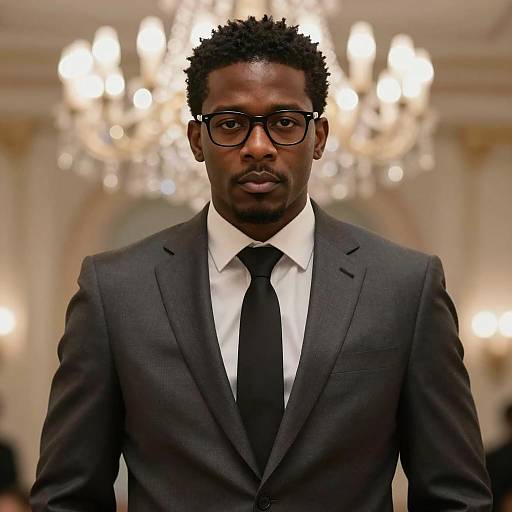 Serious Portrait of a Stylish Man