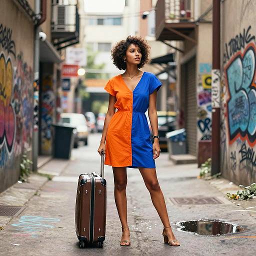 Urban Travel Vibes Watercolor Illustration