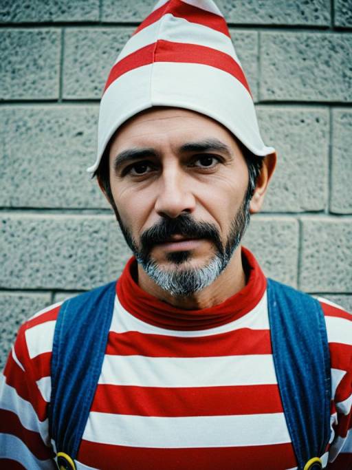 Waldo Costume Editorial Portrait