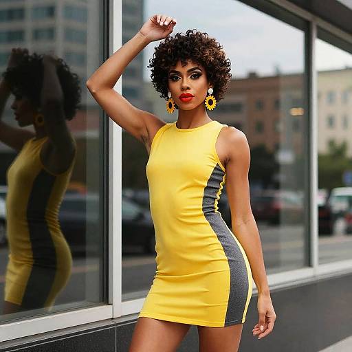 Bold Trans Street-Style Fashion Portrait