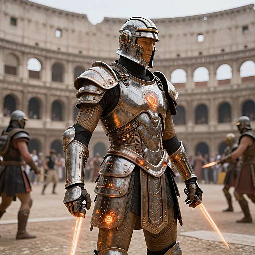 Futuristic Roman Gladiator Armor