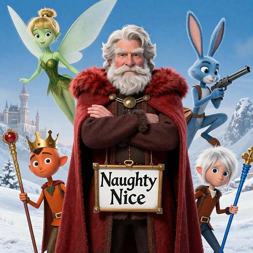 Epic CGI Poster for Rise of the Guardians