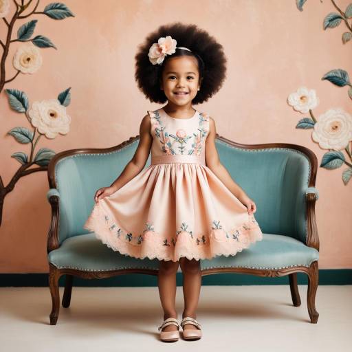 Whimsical Toddler Fashion Photography Shot