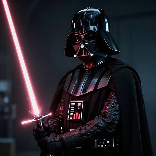 Backlit Darth Vader During Order 66