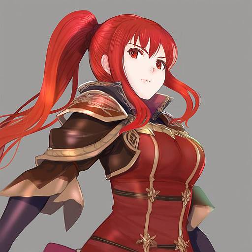 Illustration of Anna (fire emblem), fire emblem in the style of Mikazuki akira!