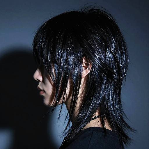 Rattail Haircut in Moody Studio