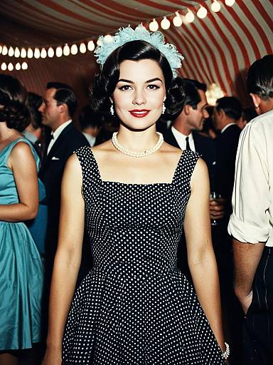 Vintage Festival Portrait of a Woman