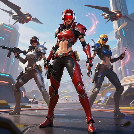 Crimson Warrior Fortnite Female Skin