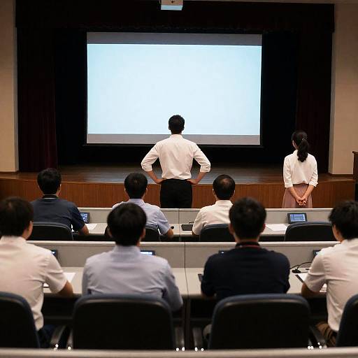 Dramatic Control Room Observation Scene