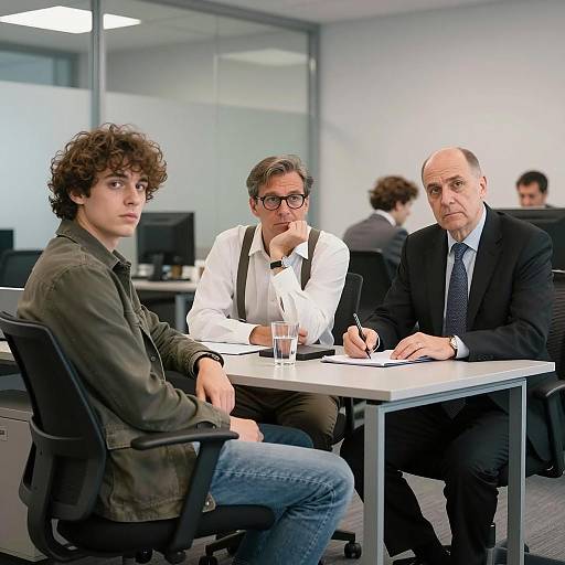 Intense Office Meeting Discussion Captured