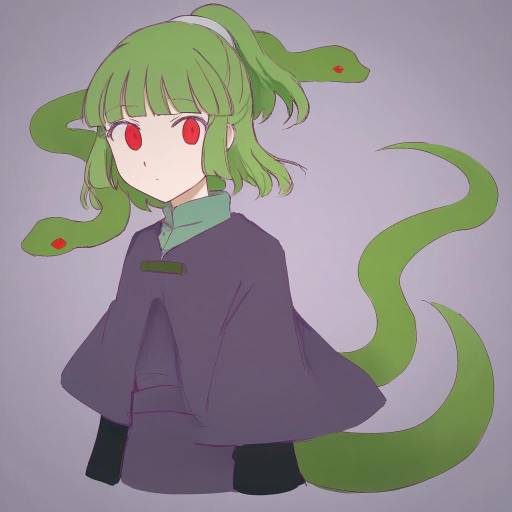 Illustration of Adagumo no saragimaru, len'en in the style of Sbs