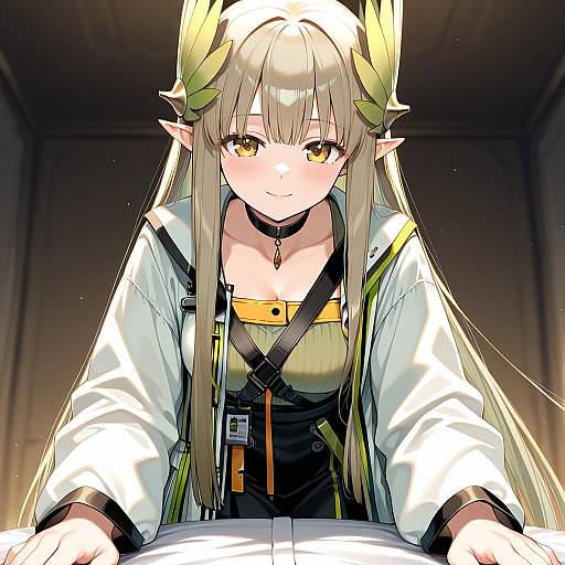 Illustration of Muelsyse (arknights), arknights in the style of Usume shirou