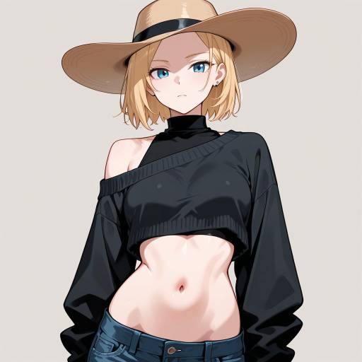 Adventurous Rugged Youth in Cowboy Shot Adventurous Rugged Youth in Cowboy Shot