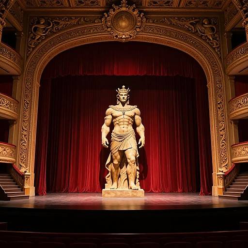 Grand Ancient Theatre Stage Design