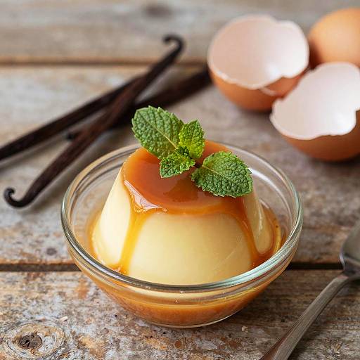 Rustic Purin Dessert with Caramel