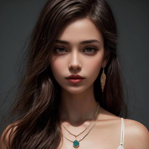 Photorealistic Portrait of a Serene Woman