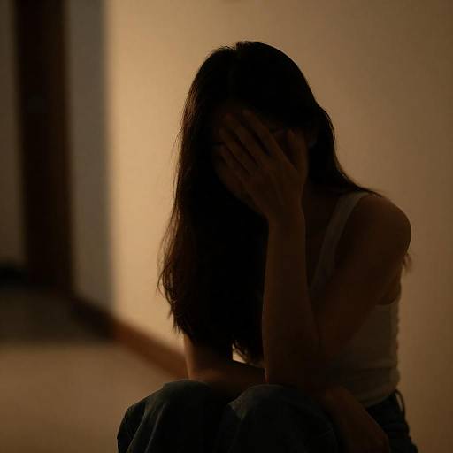 Silhouetted Woman in Golden Backlight