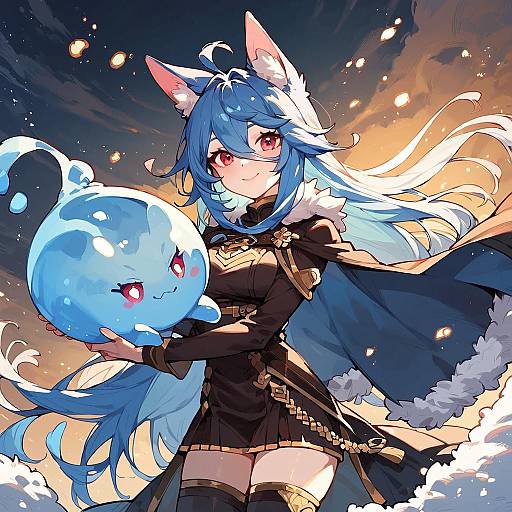 Rimuru Tempest on Snowy Mountain