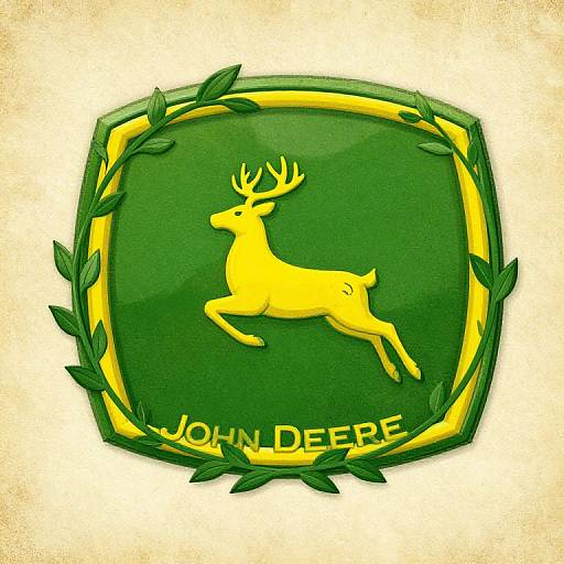 Vintage John Deere Deer Emblem