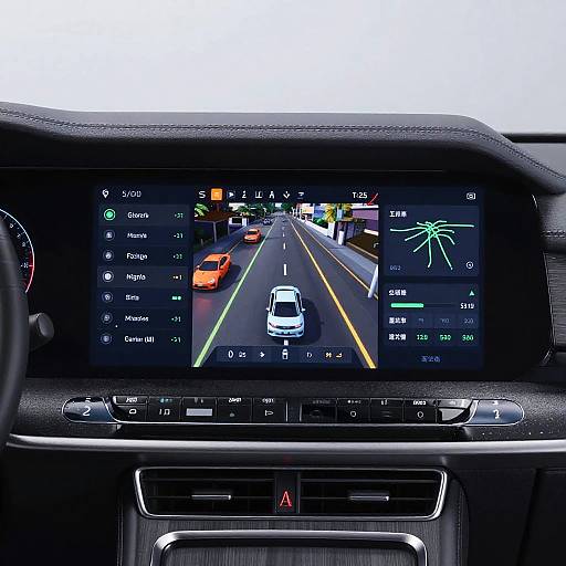 Futuristic Vehicle Dashboard with Hyperboard