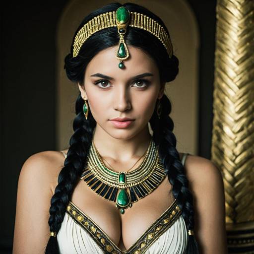 Exquisite Cleopatra Costume Portrait