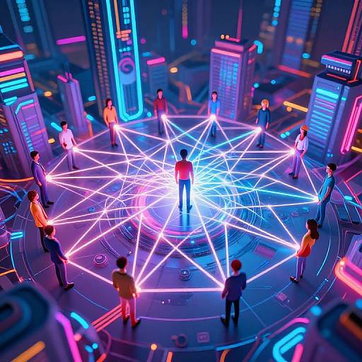 Futuristic City Alliances Network