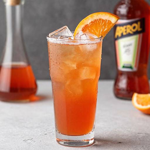 Refreshing Aperol Punch Beverage