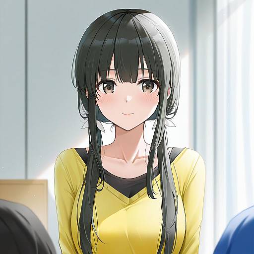 Illustration of Asahina hiyori, kagerou project in the style of Qing wu