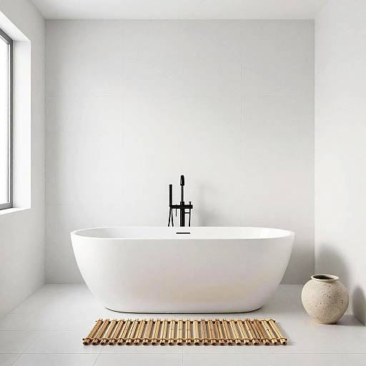 Minimalist Photorealistic Bathroom Design