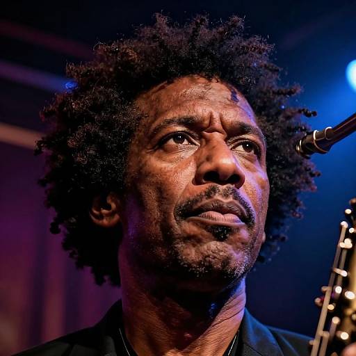 Hyper-Realistic Jazz Musician Portrait