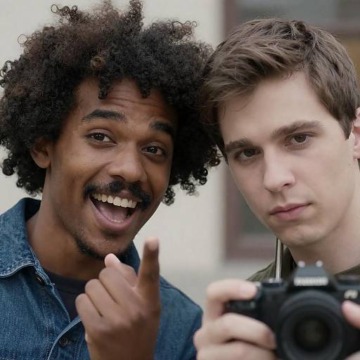 Close-Up Photo of Two Men Smiling