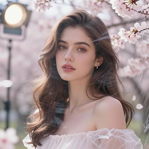 Voynich Manuscript Inspired Spring Portrait