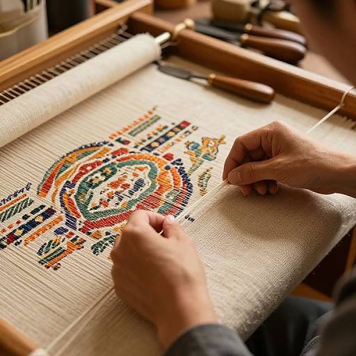 Restoring Ancient Tapestry with Care