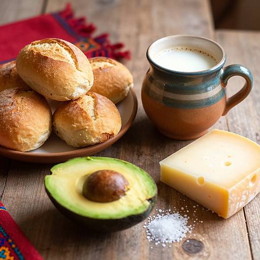 Rustic Chilean Breakfast Table Setting