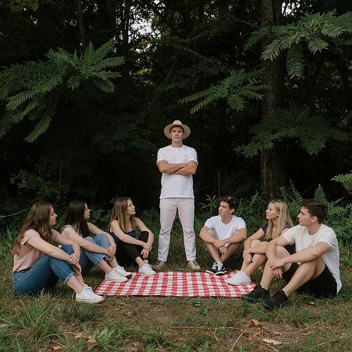 Summer Gathering in the Woods